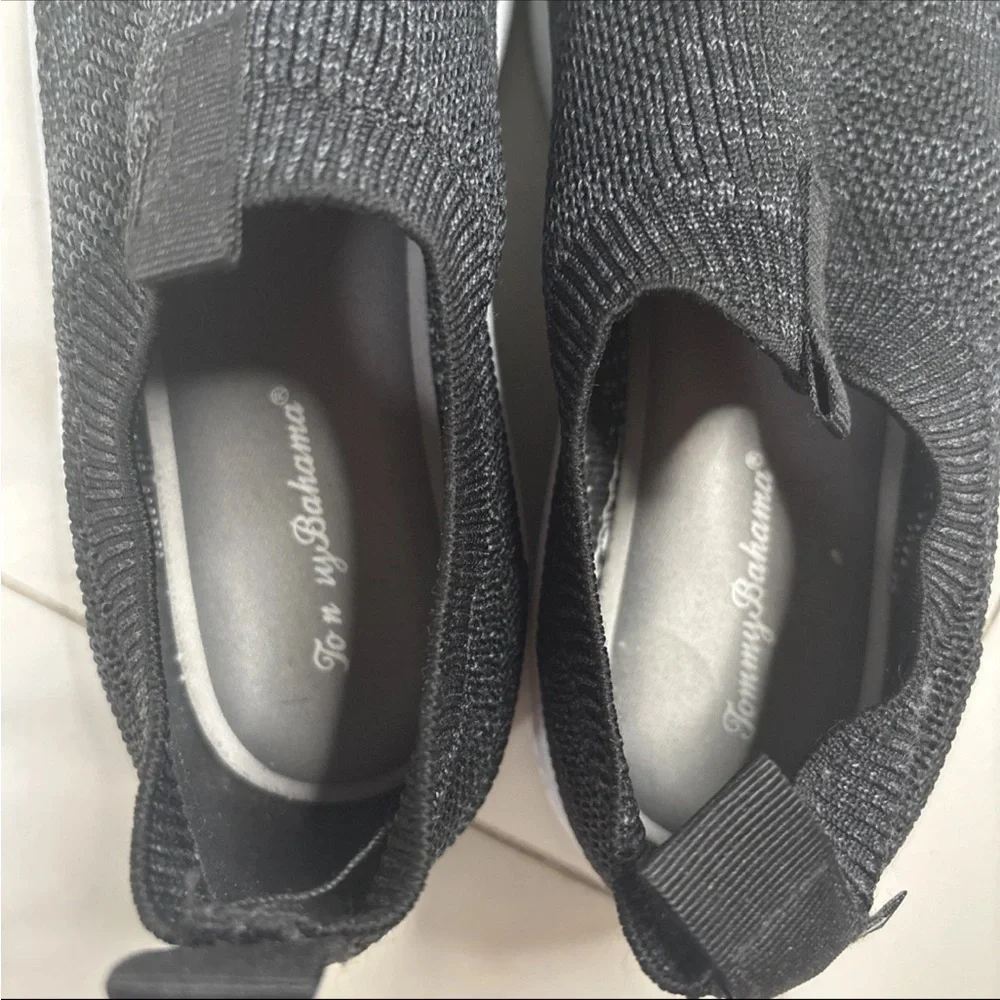 Tommy Bahama Black Knit Womens Shoes -size 8 - Picture 3 of 4